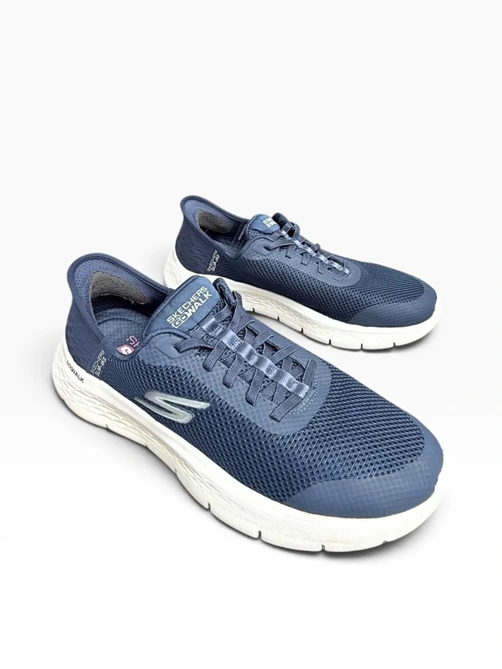Skechers GOwalk Slip-Ins Blue Mesh Sneakers Women’s Size 9.5
